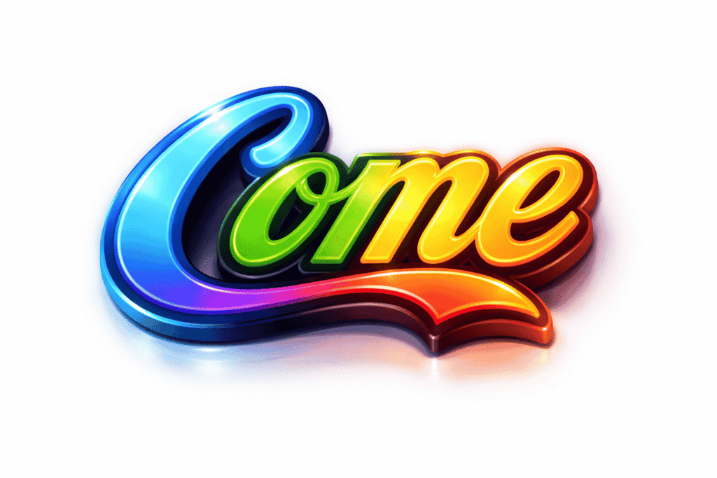 Come app home screen interface on Android smartphone